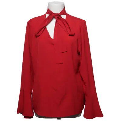 Pussy bow blouse (Red) from Dea Polyester