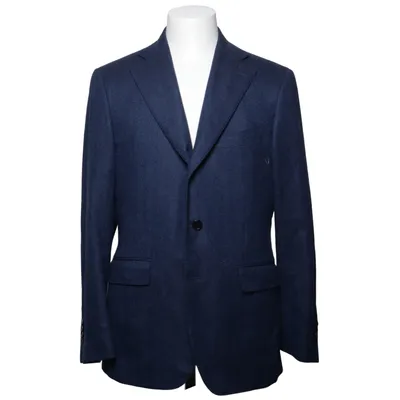 Blazer (Bleu) de Boggi Milano Cachemire, Cupro, Viscose, Laine