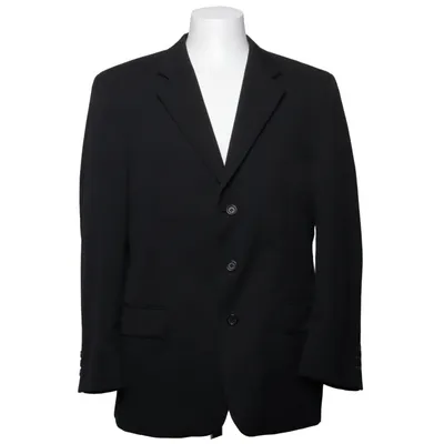 Blazer (Zwart) van Taylor's Club Collection Elastaan, Polyamide, Polyester, Wol