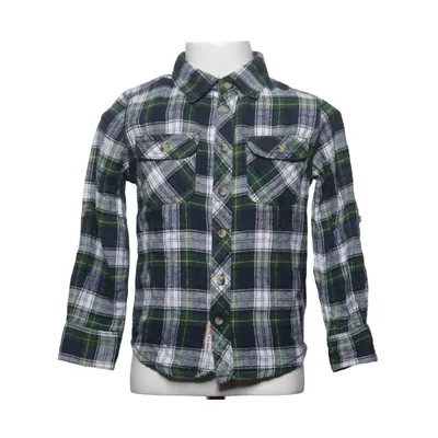 Chemise en flanelle (Bleu, Vert, Blanc) de Triple Five Soul Coton