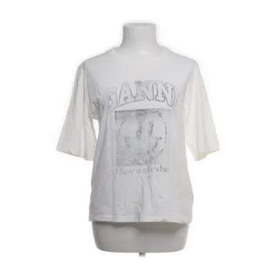 T-shirt (Beige, Gray) from Ganni Organic cotton
