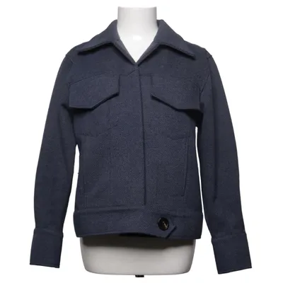 Jacket (Blue) from Norr Acrylic, Polyester, Viscose