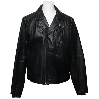 Biker jacket (Black) from Livelo Leather, Polyester
