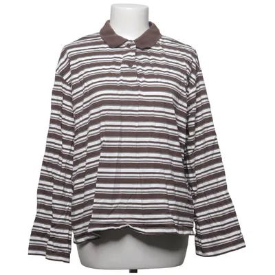 Rugby shirt (Bruin, Wit) van Aware by Vero Moda Organisch katoen