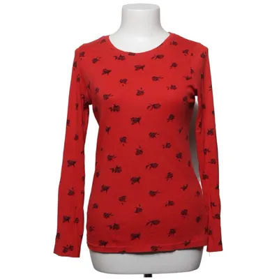 Långärmad t-shirt (Röd, Svart) från Peacocks Bomull