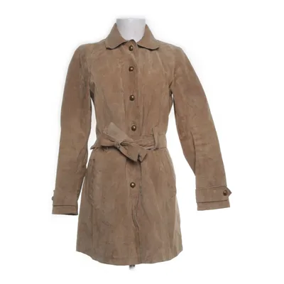 Läderkappa (Beige) från ESPRIT