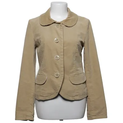 Blazer (Beige) from H&M Cotton, Elastane, Polyester