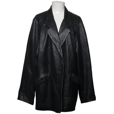 Leren blazer (Zwart) van Moda & Moda Leer