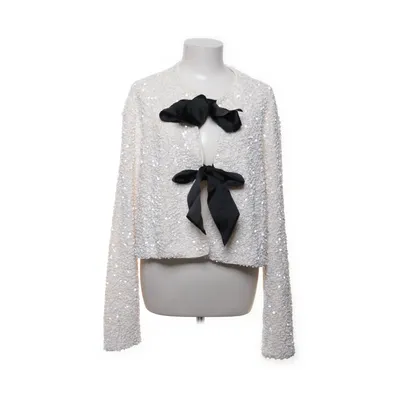 Kofta (Vit, Svart) från H&M Trend Polyester, Elastan