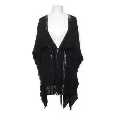 Cardigan cache-cœur (Noir) de Pelagiza