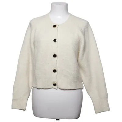 Cardigan (Hvid) fra Dagmar Alpacauld, Elastan, Merinould, Polyamid