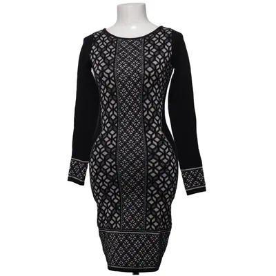 Dress (Black, Silver) from Oasis Cotton, Metallic fiber, Polyester
