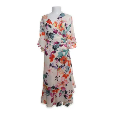 Wikkeljurk (Wit, Meerkleurig) van Zizzi Polyester