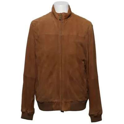 Läderjacka (Brun) från Brooks Brothers Acetat, Bomull, Skinn, Polyamid