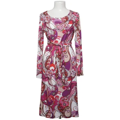 Jurk (Roze, Lila, Meerkleurig) van Vera Velour Elastaan, Viscose