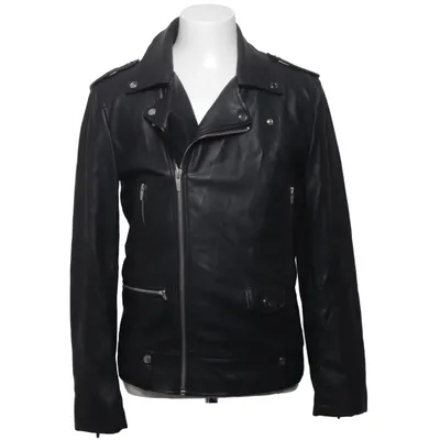 Bikerjack (Zwart) van Zara Man Polyester, Polyurethaan
