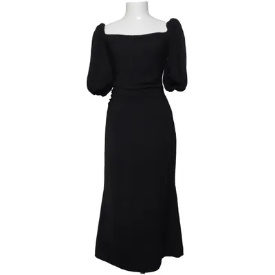 Maxikleid (Schwarz) von Adoore Elasthan, Recyceltes Polyester
