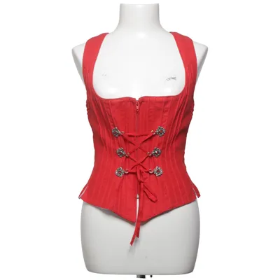 Korsett (Rot) von Krüger Madl Baumwolle, Leinen, Polyester