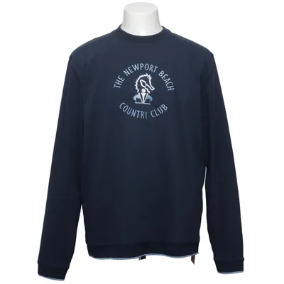 Sweatshirt (Bleu) de Ashworth Coton, Polyester