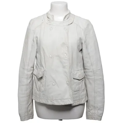 Lederjacke (Grau) von TCN Baumwolle, Leder