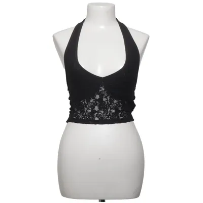 Halter neck top (Black) Polyester