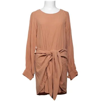 Dress (Brown) from Third Form Polyester, Tencel, Viscose