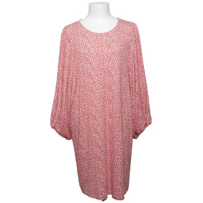 Dress (Red, White) from Indiska Elastane, Viscose