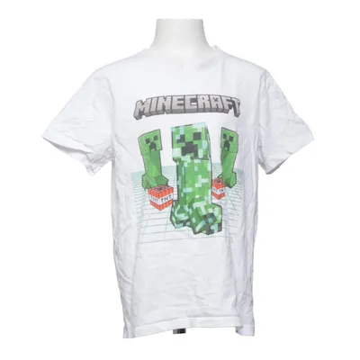 T-shirt (Blanc, Vert, Rouge) de Minecraft Coton
