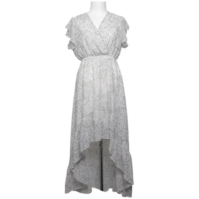 Jurk (Wit, Zwart) van Papillonne Elastaan, Polyester