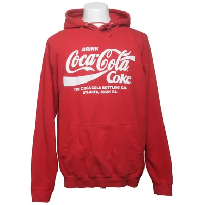 Sweat à capuche (Rouge) de Coca Cola Coton, Polyester