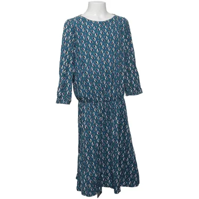 Kleid (Blau, Weiß, Schwarz) von People Tree Bio-Baumwolle