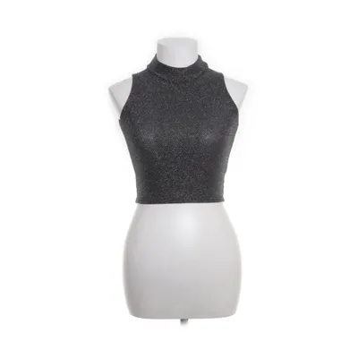 Crop top (Svart, Silverfärgad) från Sisters Point Elastan, Metallfiber, Nylon