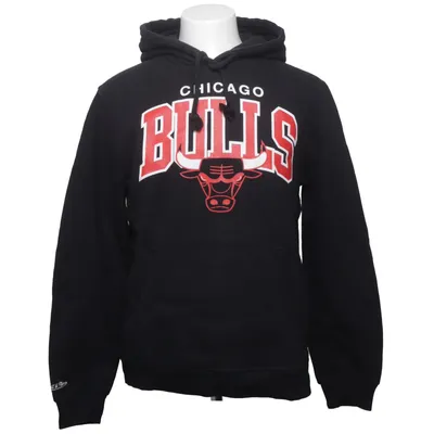 Hoodie (Black) from Mitchell & Ness Cotton, Elastane, Polyester