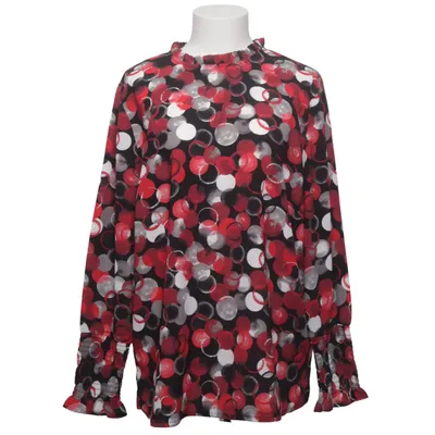 Blouse (Noir, Rouge, Blanc) de Creation L Polyester