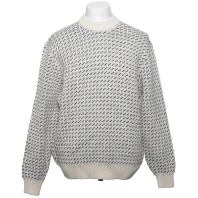 Sweater (White, Black) from Vailent Acrylic, Recycled polyester, Wool