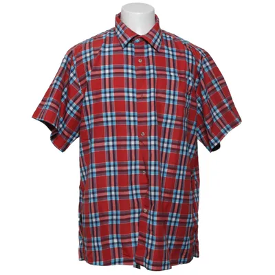 Kortärmad skjorta (Röd, Blå, Vit) från Just Nature Polyester