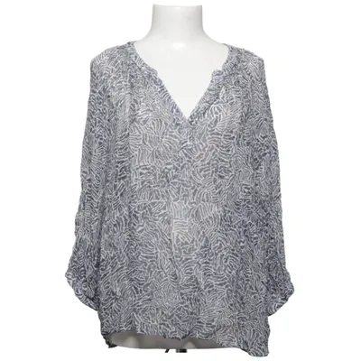Blouse (White, Blue) from Part Two Viscose