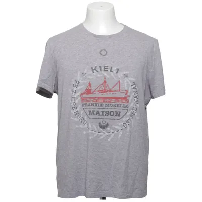 T-shirt (Grå, Flerfarvet) fra Frankie Morello