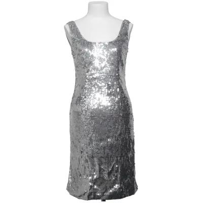 Cocktailklänning (Silverfärgad) från Exquisit Polyester