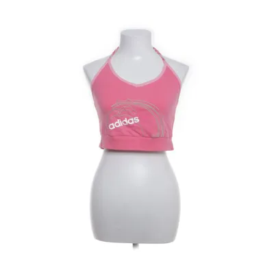 Halter neck top (Pink) from Adidas Cotton, Elastane