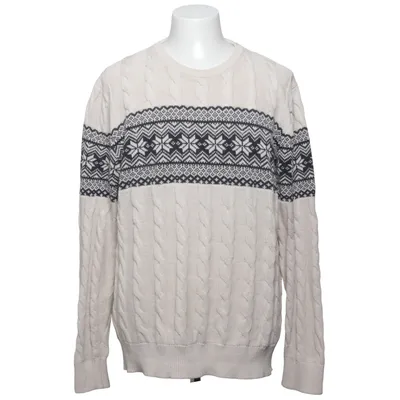 Sweater (Beige, Black) from Lindbergh White Acrylic, Cotton