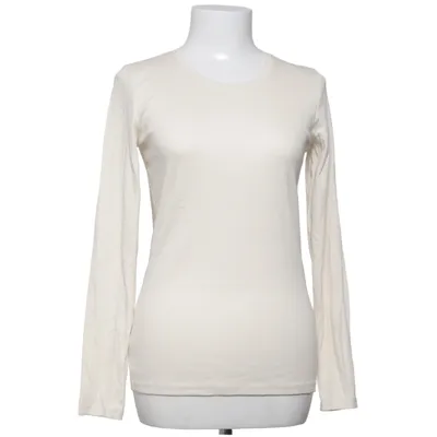 T-shirt à manches longues (Beige) de Hema Coton, Élasthane