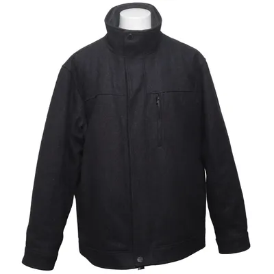 Coat (Gray) from London Fog Polyester, Viscose, Wool