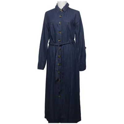 Robe chemise (Bleu) de Warehouse Coton