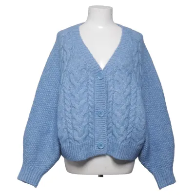 Cardigan (Bleu) de H&M Premium Quality Laine d'alpaga, Polyester, Laine