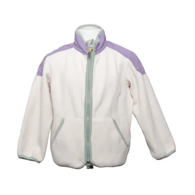 Fleece sweater (White, Purple, Green) from H&M Cotton, Polyester