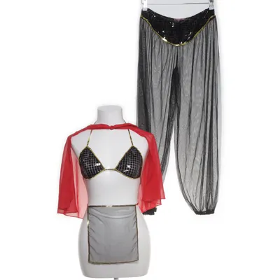 Maskeradkläder (Svart, Röd)