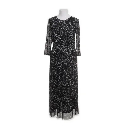 Maxi dress (Black, White) from s.Oliver Elastane, Polyester