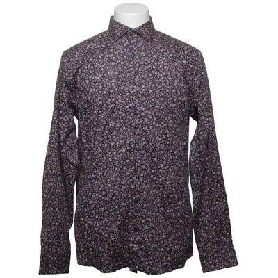 Shirt (Blue, Brown, White) from The Shirt Factory Cotton, Elastane