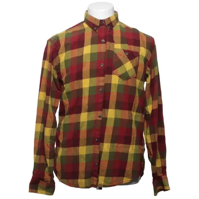 Flanellen overhemd (Geel, Rood, Groen) van Shine Original Katoen